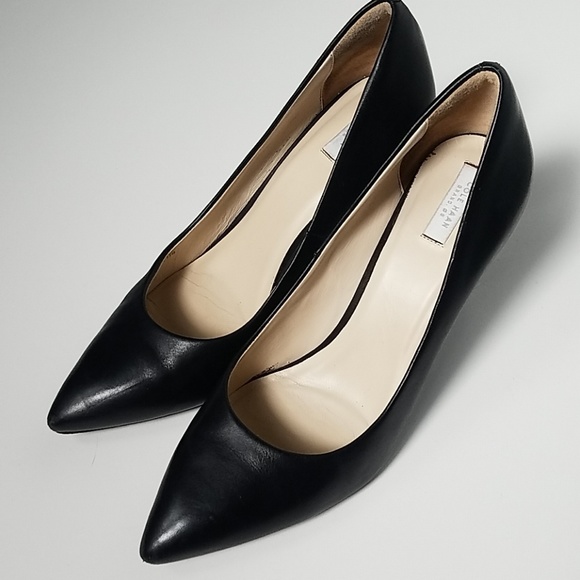 Cole Haan Grand.os Black Leather Eliza Pump 11 - Picture 2 of 8